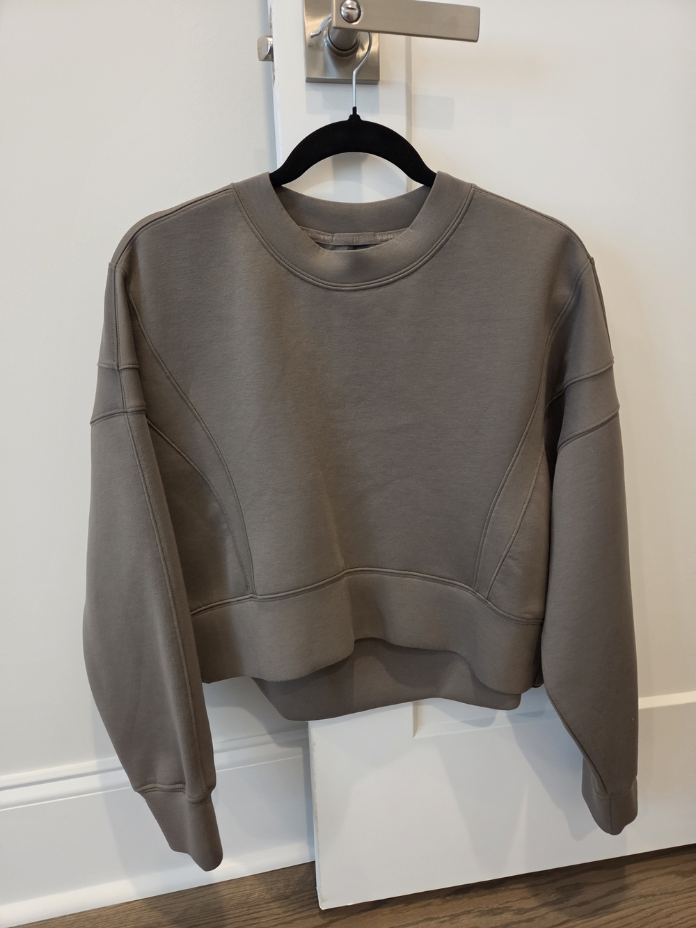 Cropped Crewneck Abercrombie & Fitch Neoknit Sweatshirt